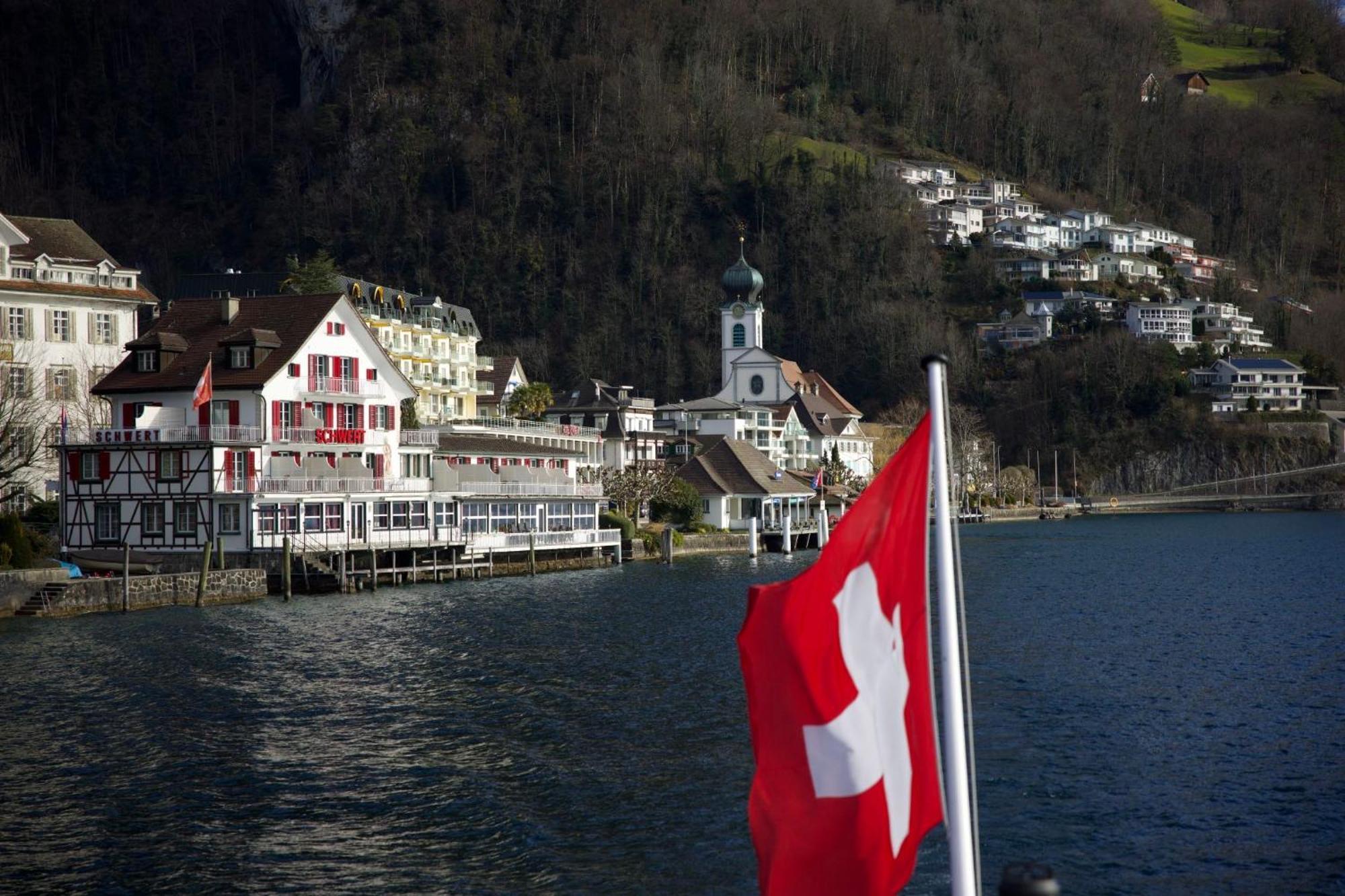 Seehotel Schwert Gersau Eksteriør billede