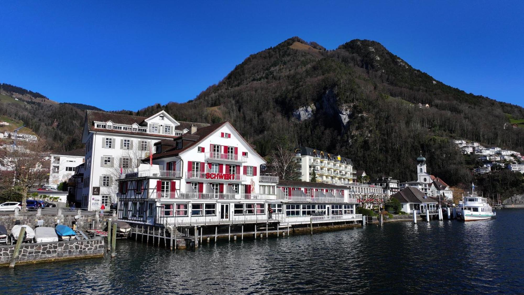 Seehotel Schwert Gersau Eksteriør billede