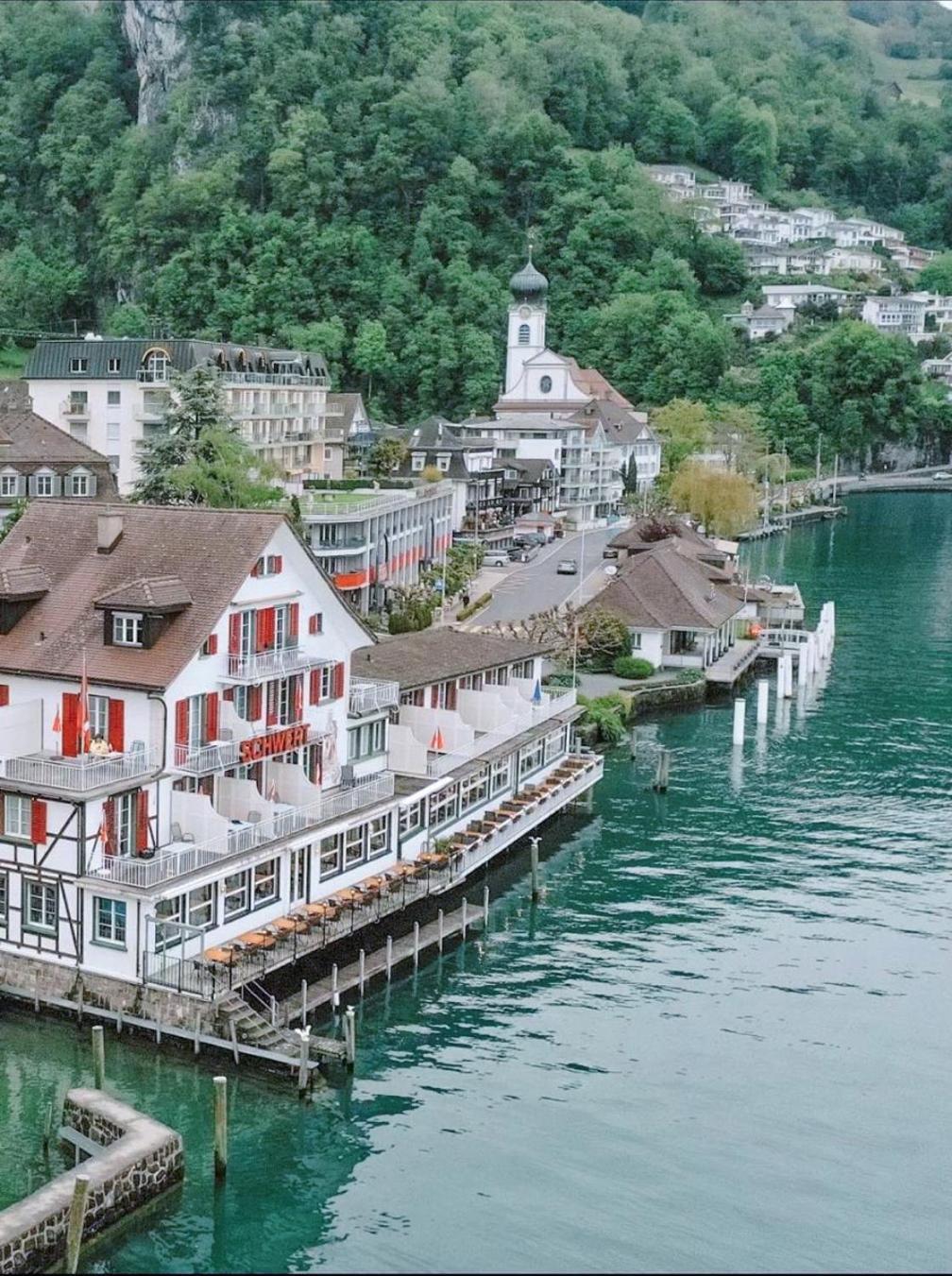 Seehotel Schwert Gersau Eksteriør billede